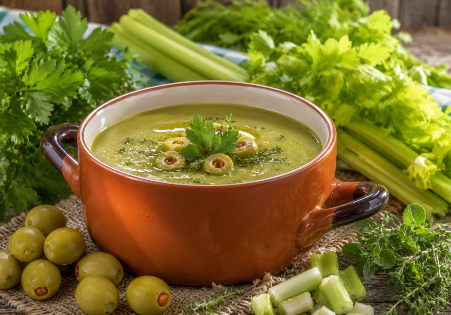 Green Olive Soup