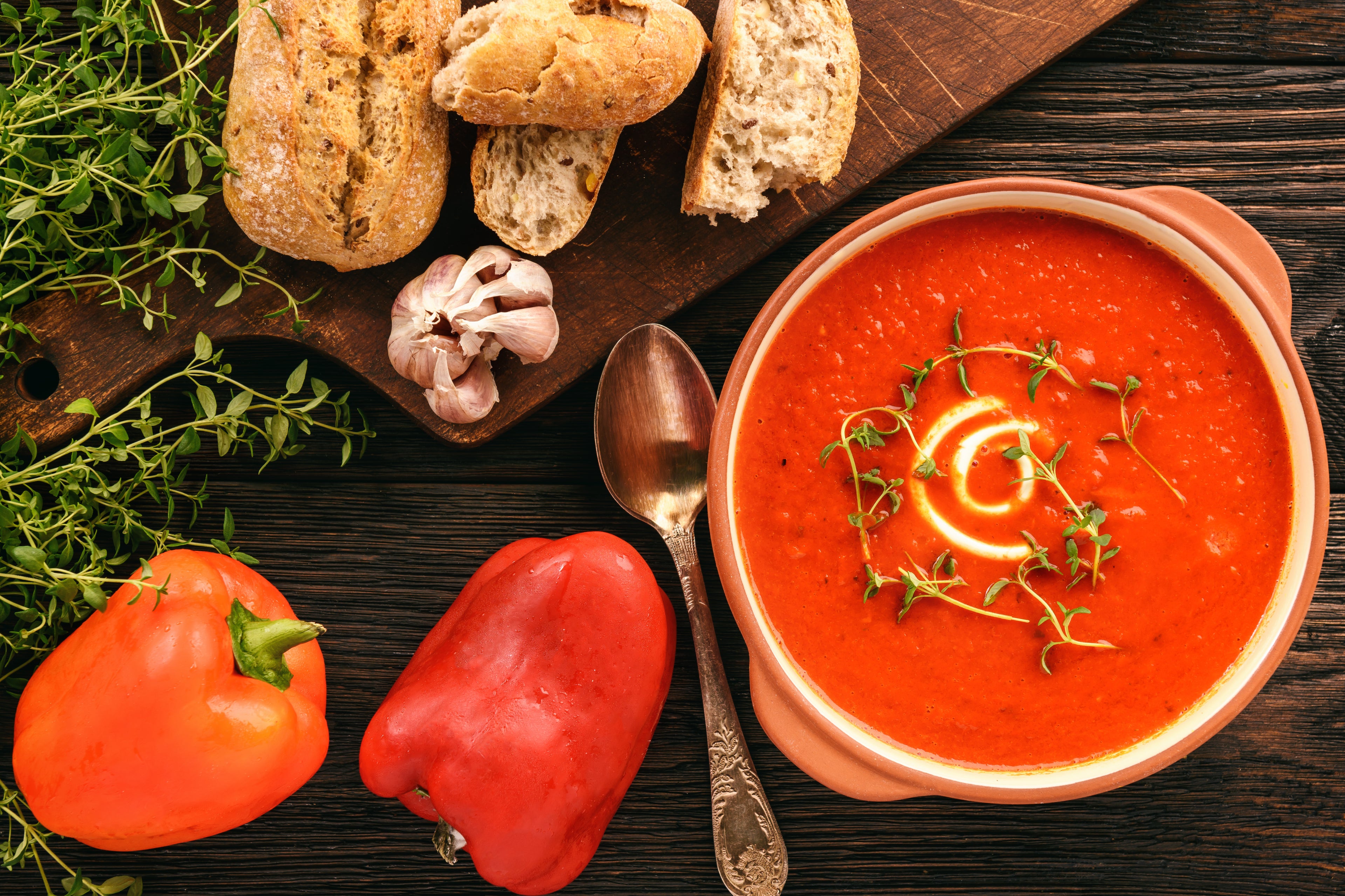 Ron's Red Pepper Soup (1 qt)